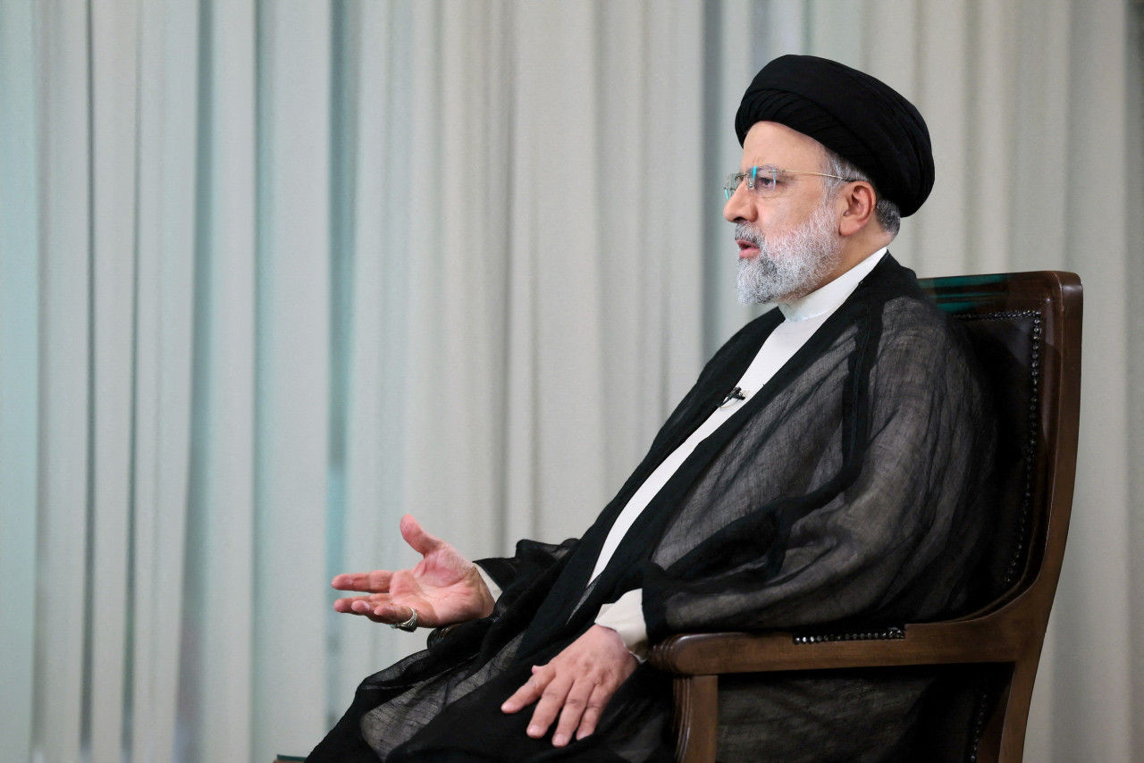 Ebrahim Raisí, presidente de Irán. Foto: Reuters.