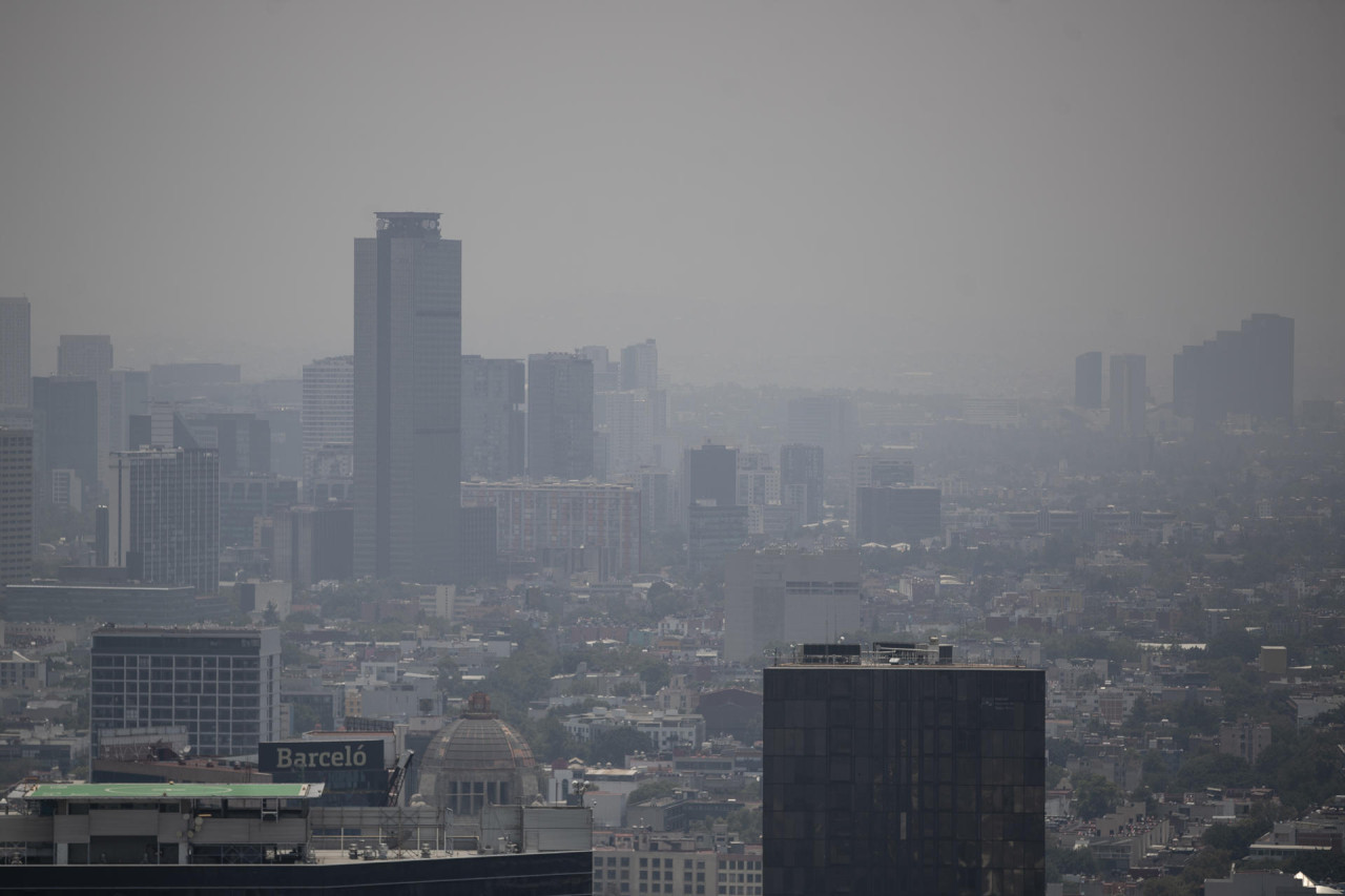 Contaminación del aire en México. Foto: EFE.