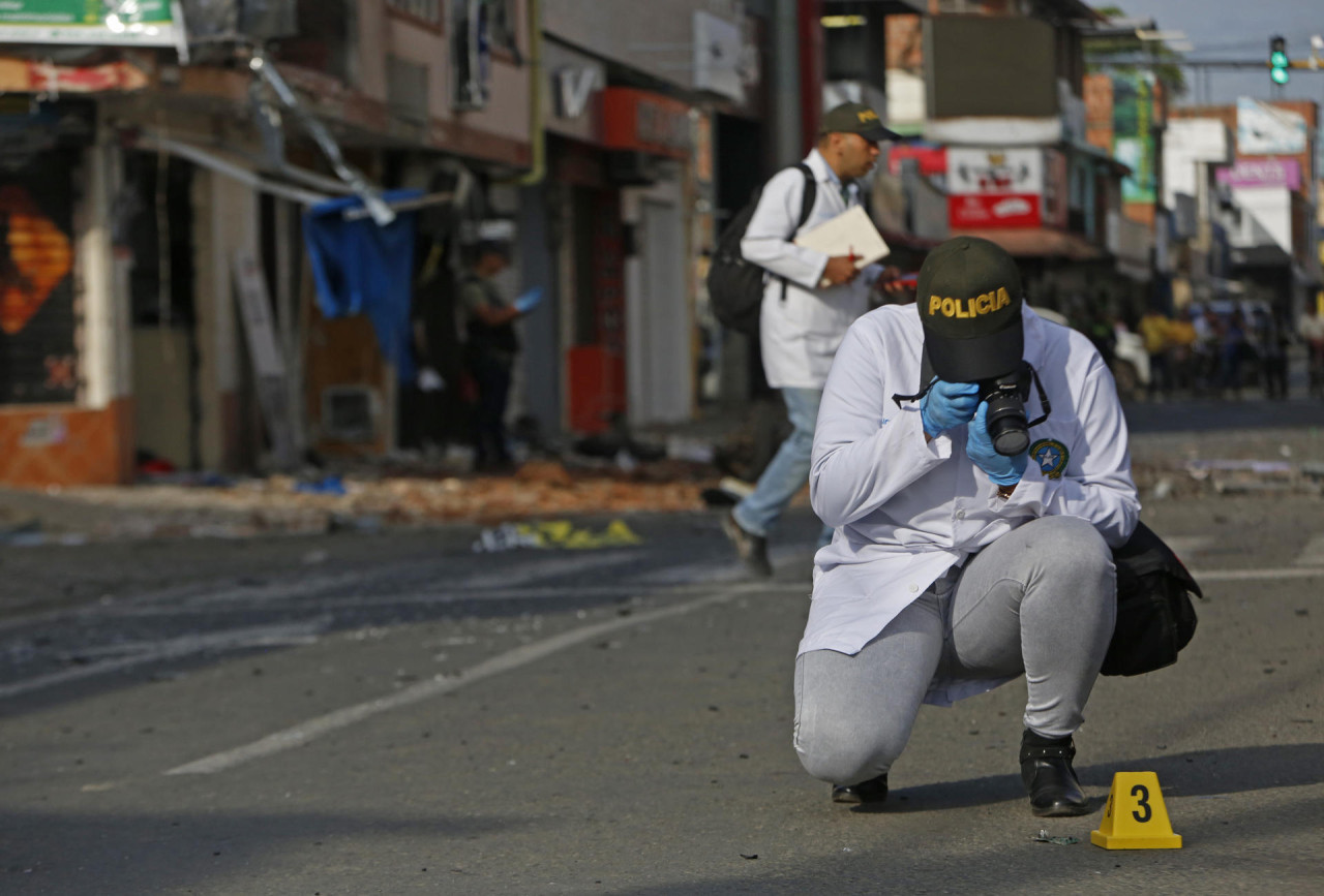 Ataques en el suroeste de Colombia. Foto: EFE