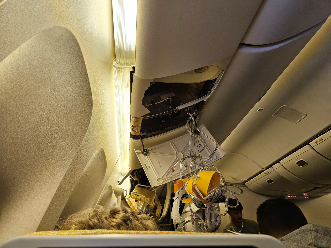 Accidente de Singapore Airlines. Foto: Reuters.