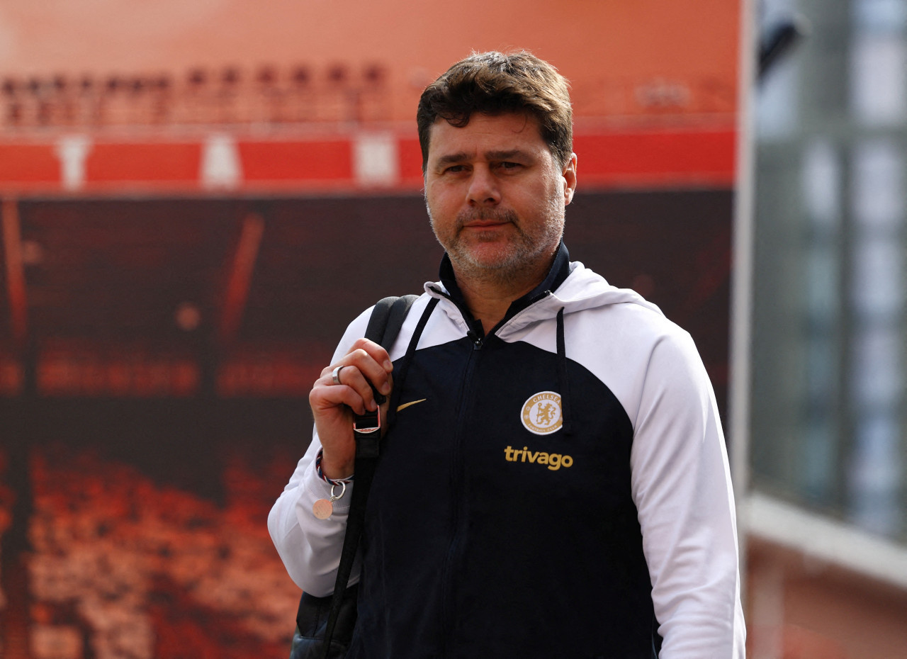 Mauricio Pochettino en Chelsea. Foto: REUTERS.