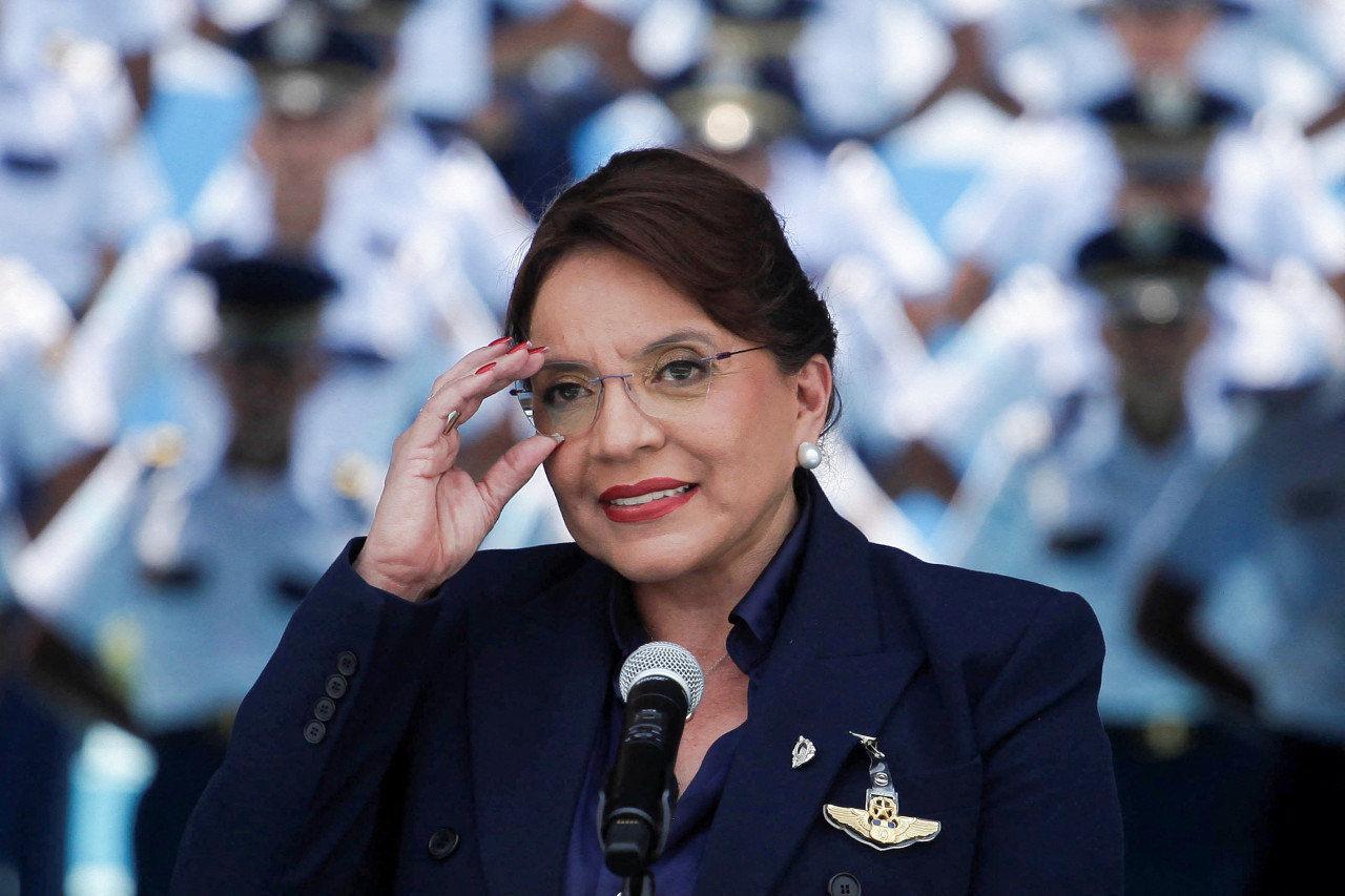 Xiomara Castro, presidenta de Honduras. Foto: Reuters