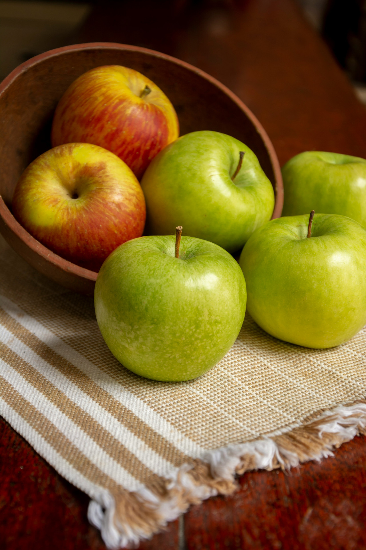 Manzanas. Foto: Unsplash.