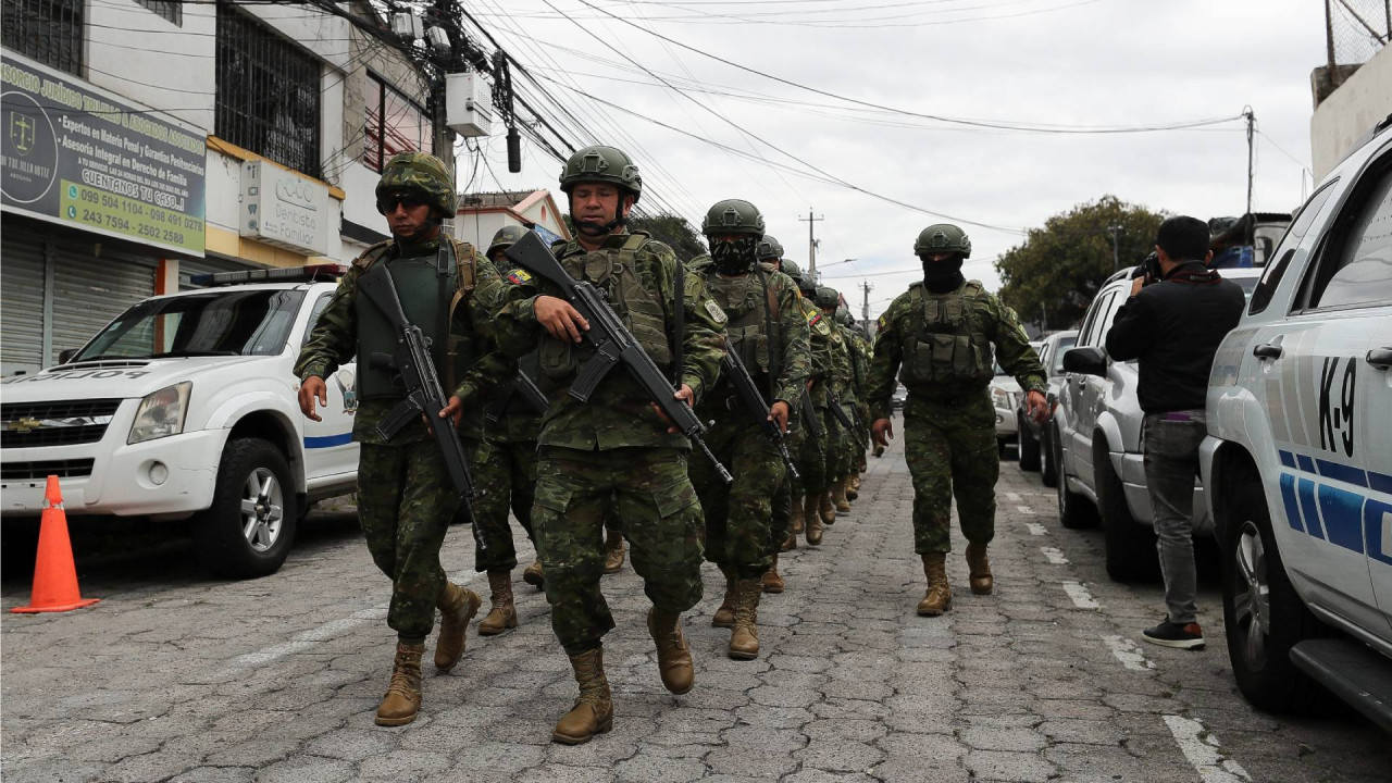 Crisis en Ecuador. Foto: EFE