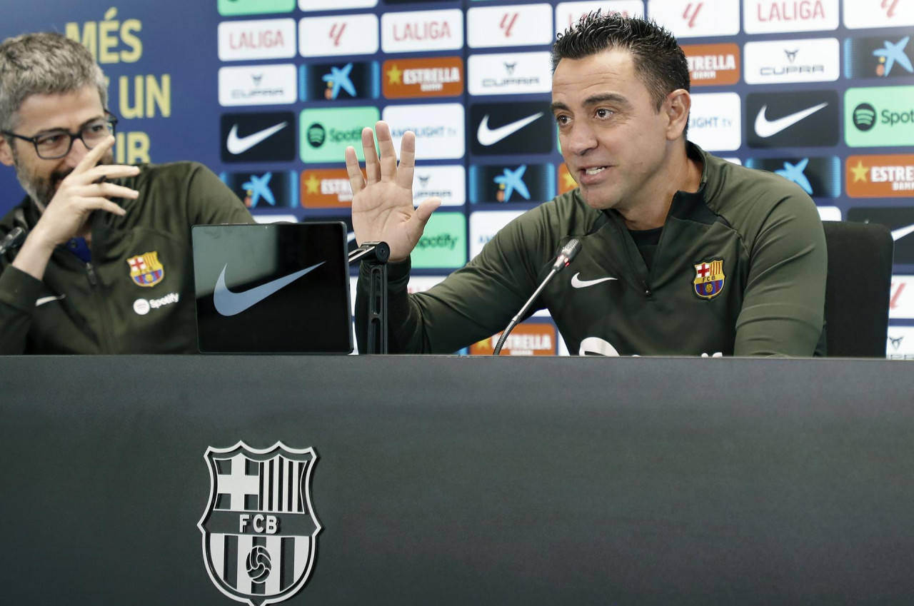 Xavi Hernández, Barcelona. Foto: EFE