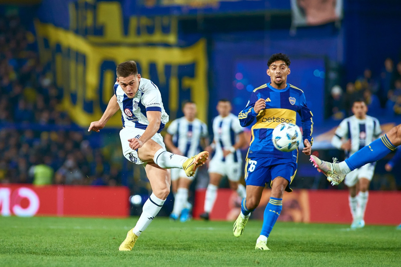 Federico Girotti; Boca Juniors vs. Talleres de Córdoba. Foto: X @CATalleresdecba.