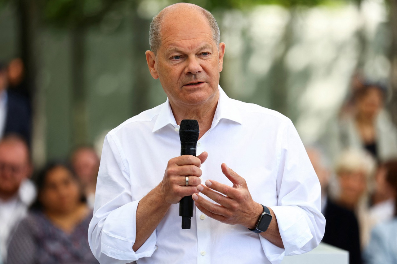 Olaf Scholz, canciller de Alemania. Foto: Reuters.