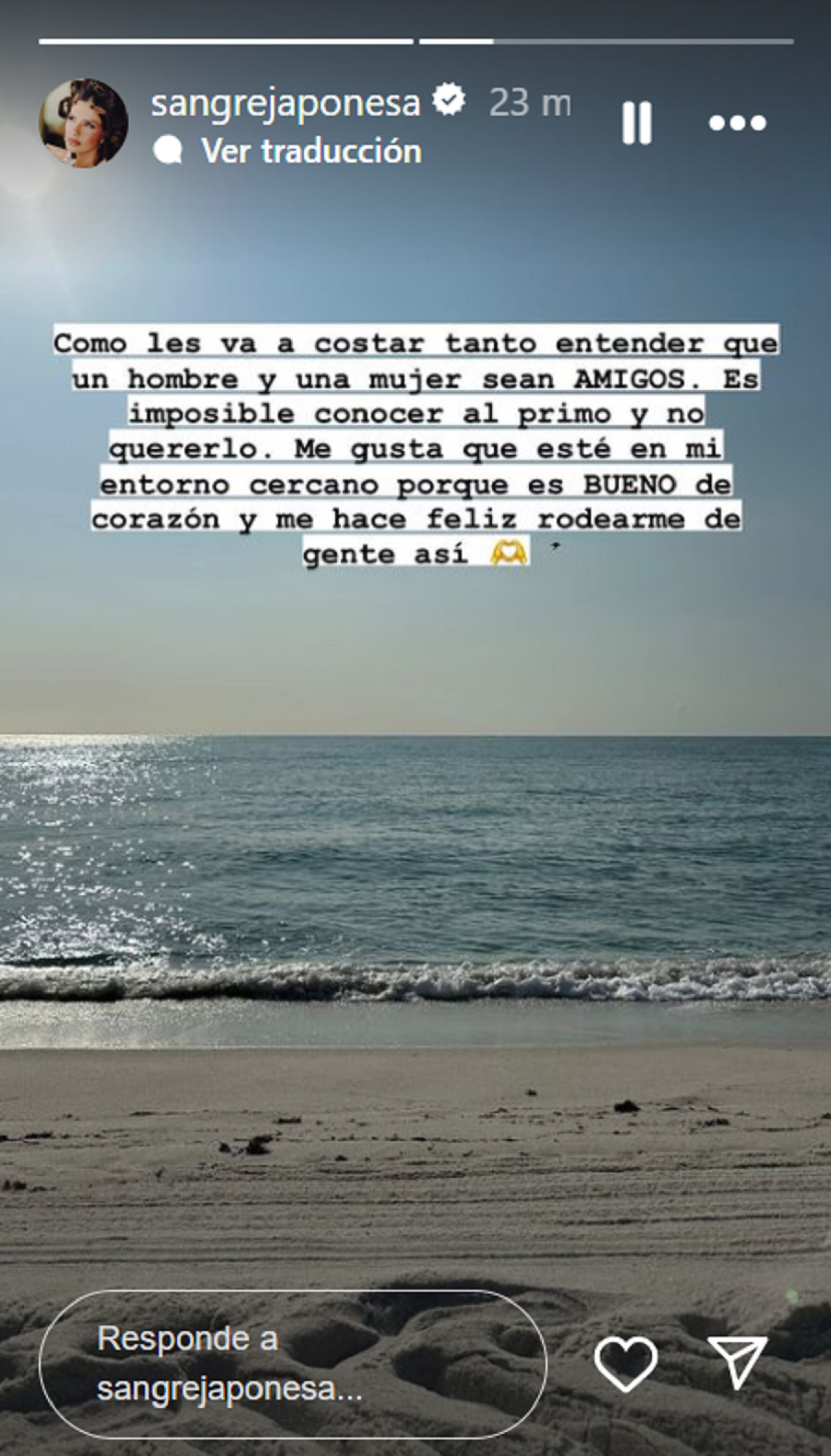 La respuesta de la China Suárez. Foto: Instagram.