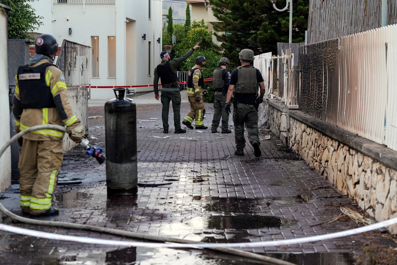 Ataque de Hezbollah contra Israel. Foto: Reuters