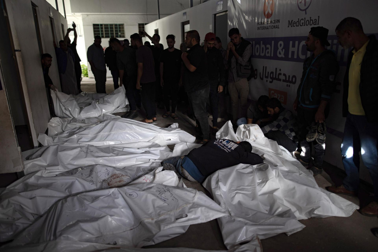 Graves ataques en Rafah, Gaza. Foto:EFE