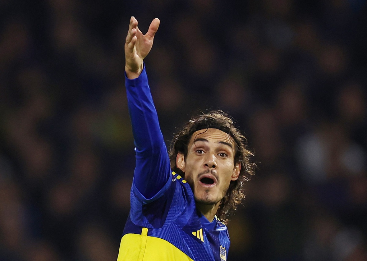 Edinson Cavani; Boca Juniors. Foto: NA.