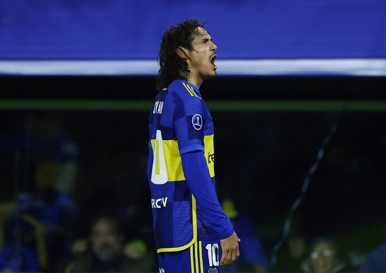 Edinson Cavani; Boca Juniors. Foto: NA.