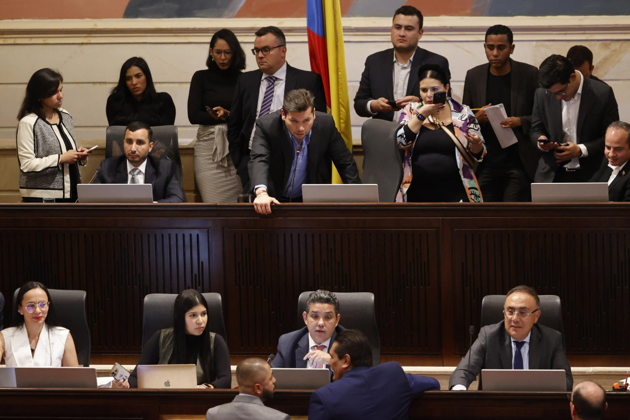 Debate por la prohibición de las corridas de toros en el Congreso de Colombia. Foto: EFE.