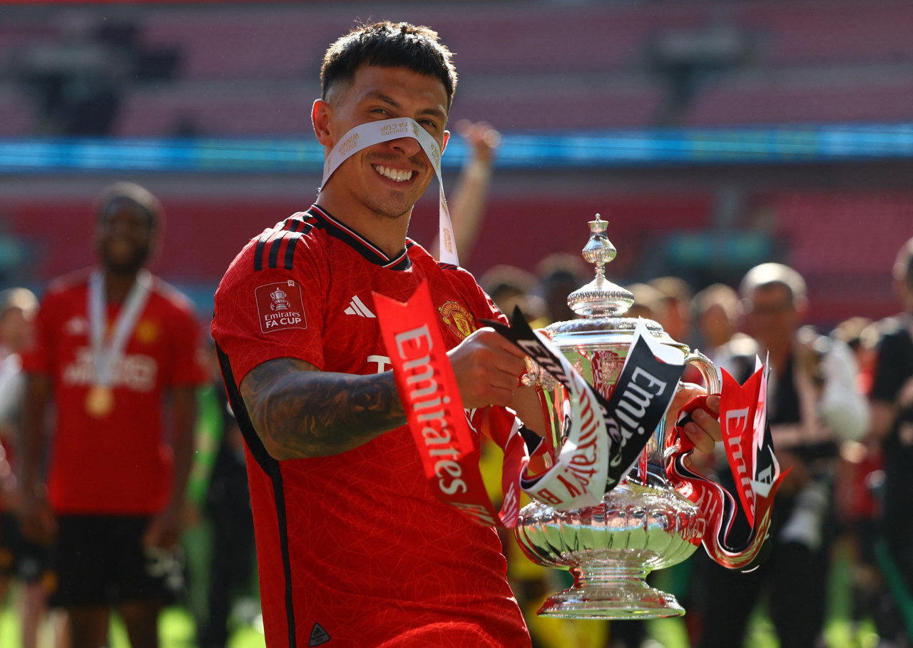 Lisandro Martínez, Manchester United. Foto: Reuters.