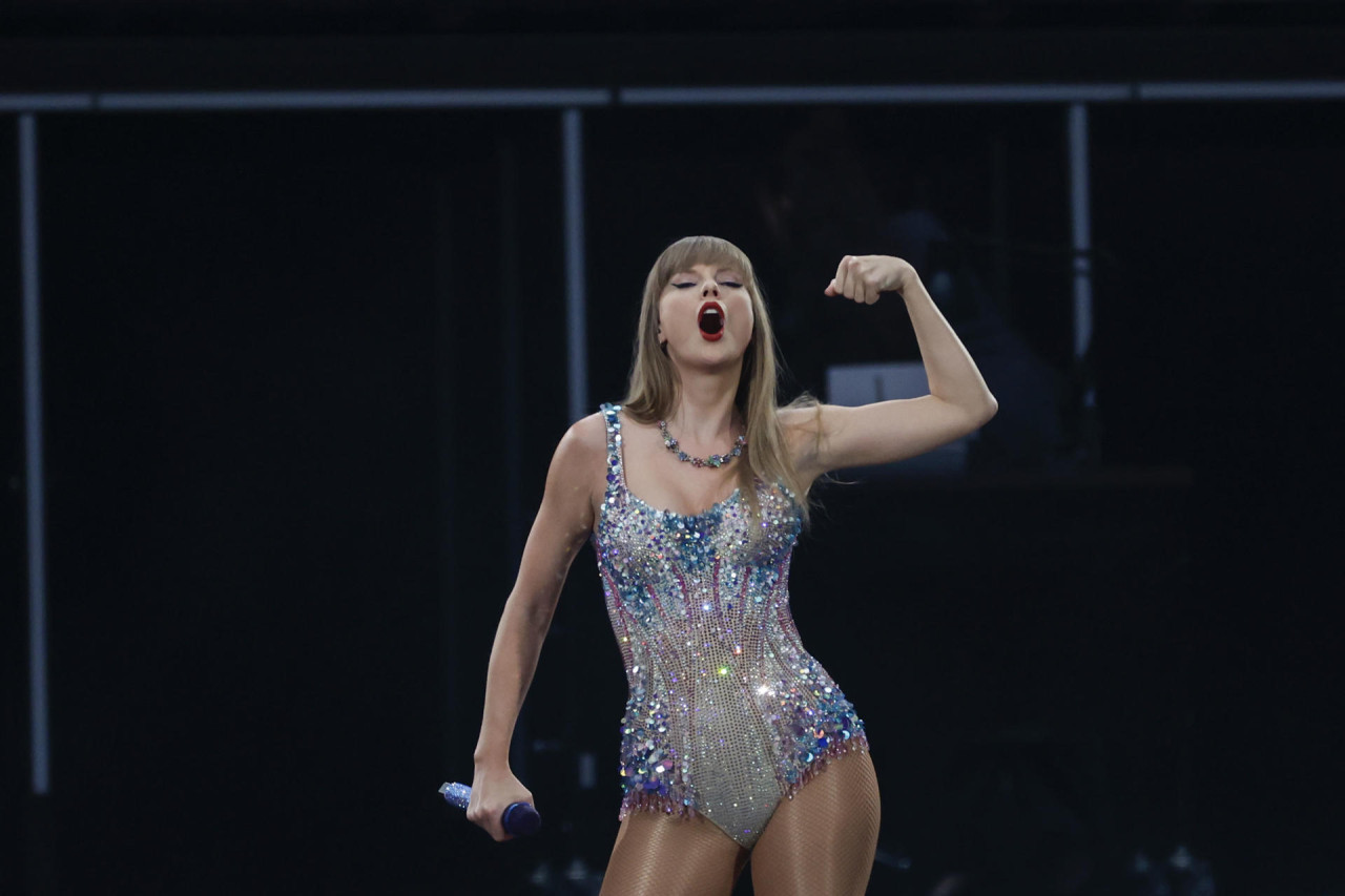 Taylor Swift en Madrid. Foto: EFE