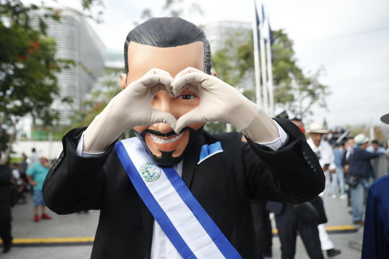 Asunción de Nayib Bukele, presidente de El Salvador. Foto: EFE.