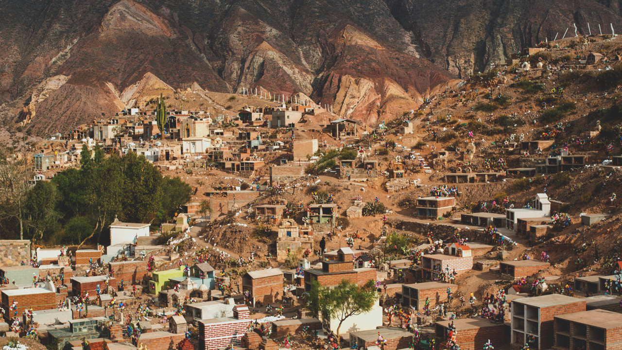 Cementerio de Maimará, Jujuy. Foto: Gobierno de Jujuy