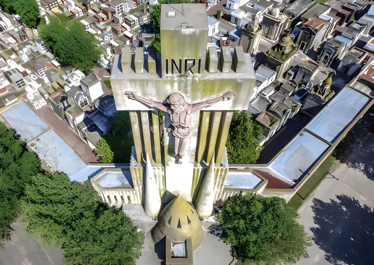 Cementerio de Laprida, Buenos Aires. Foto: Centro de Interpretación Salamone