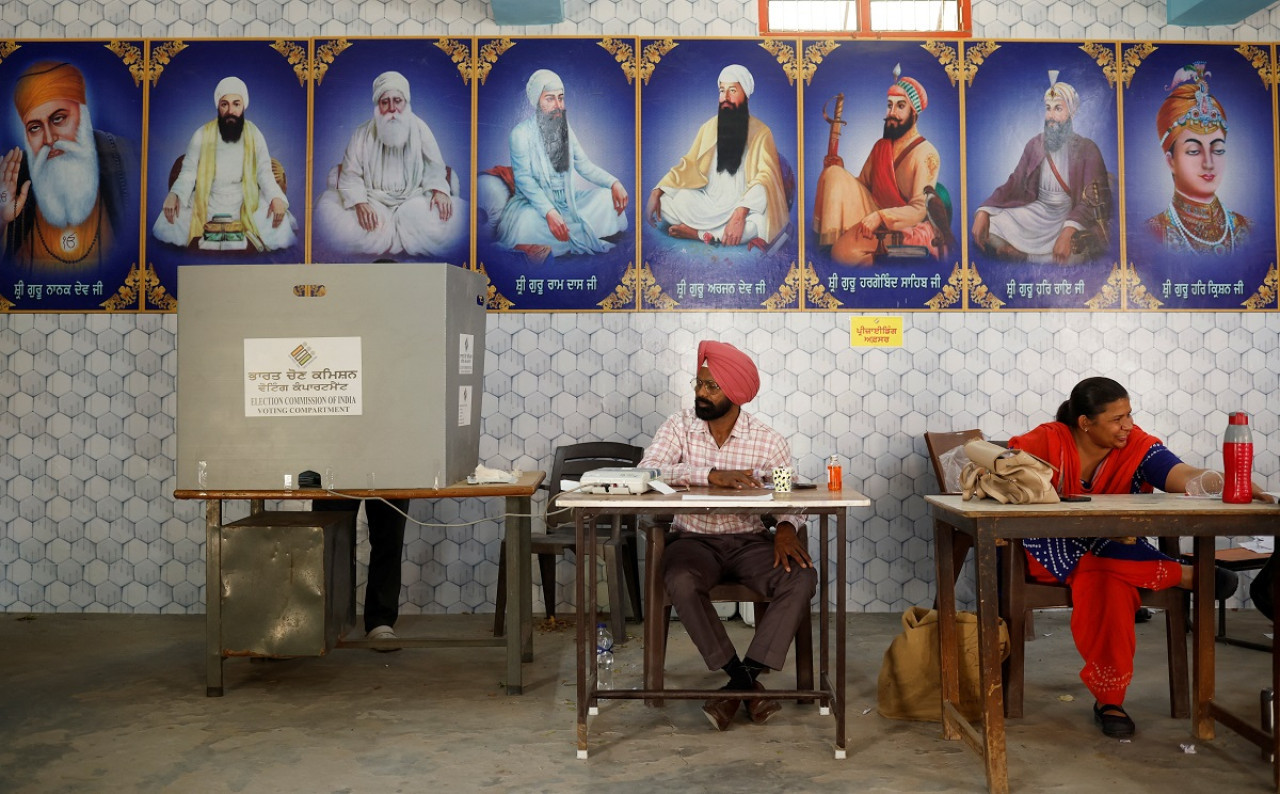 Elecciones en India. Foto: Reuters.