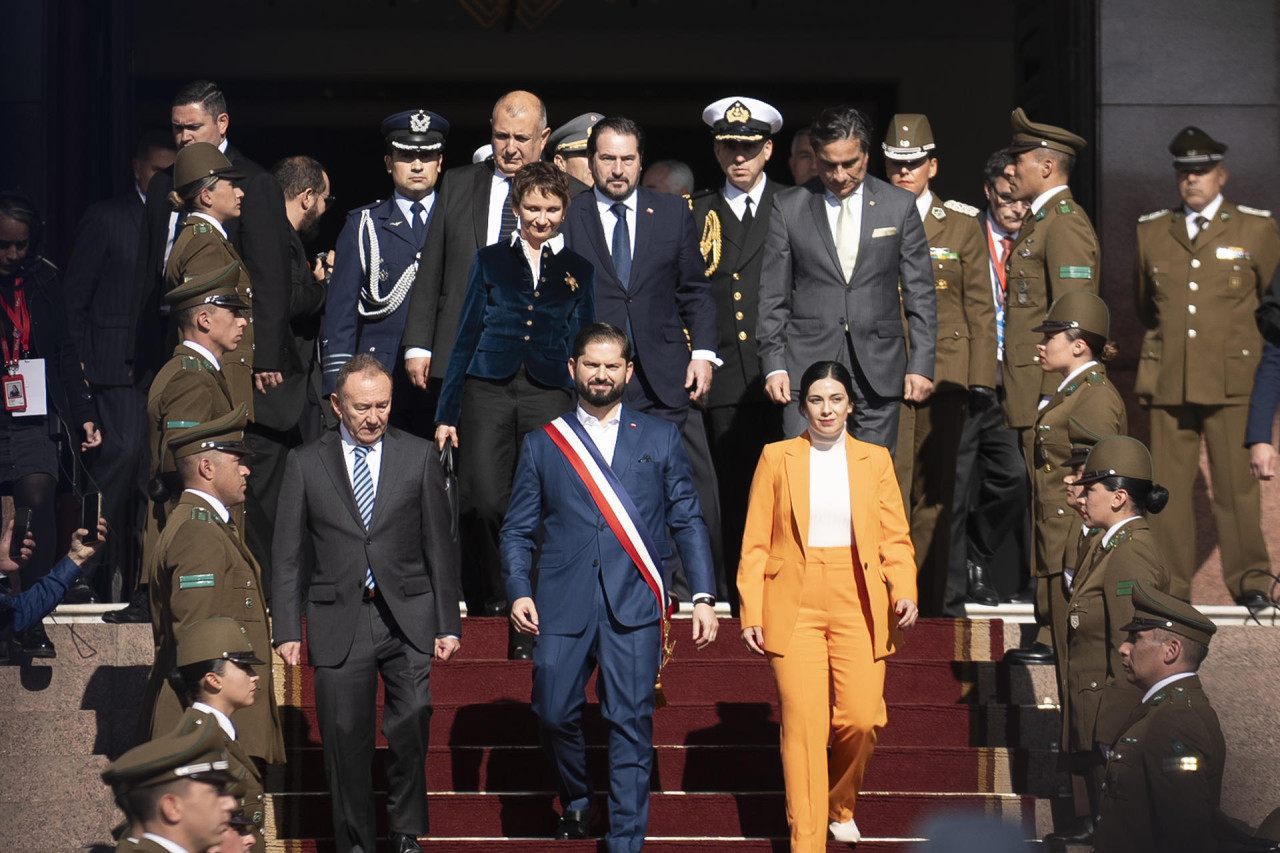 Discurso de Gabriel Boric, Chile. Foto: EFE