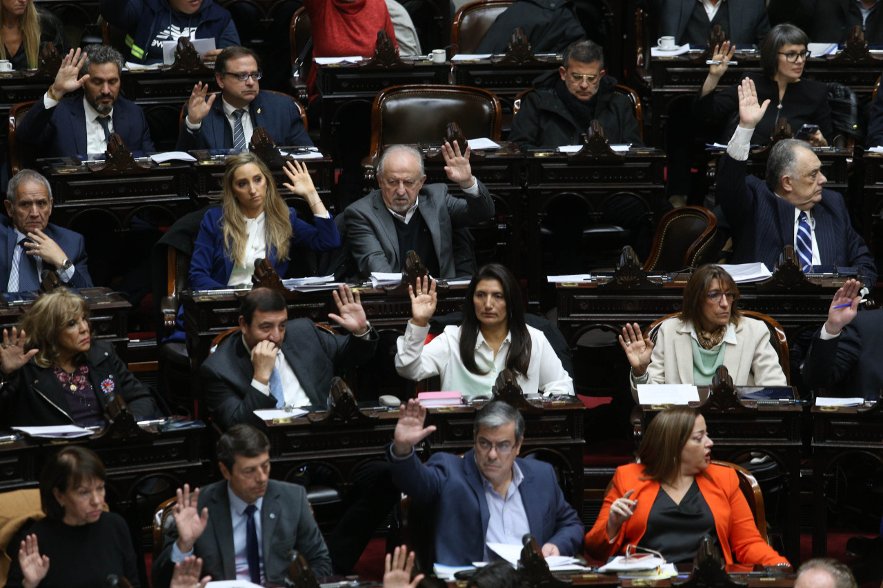 Debate en la Cámara de Diputados. Foto: NA.