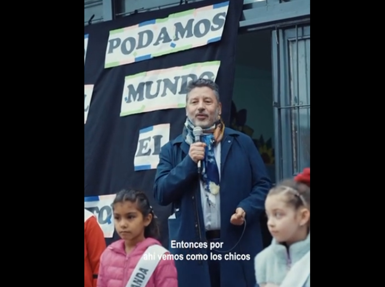 Gustavo Menéndez, intendente de Merlo. Foto: Captura.