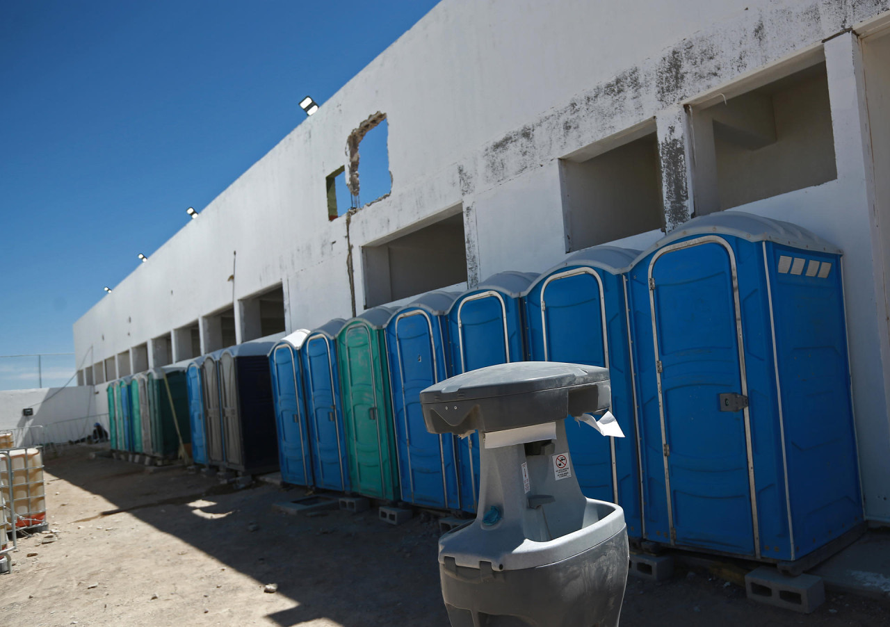 Nuevo albergue para migrantes en norte de México. Foto: EFE