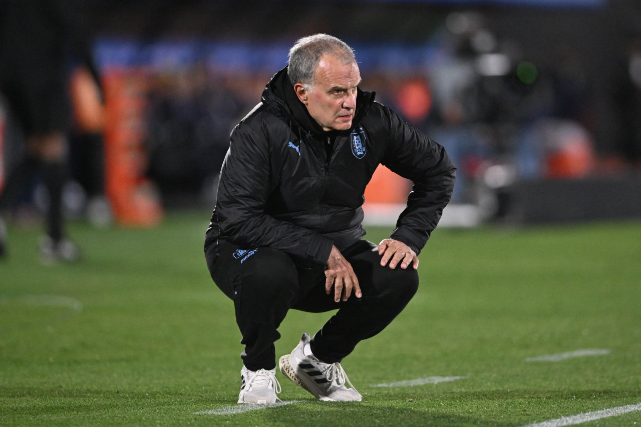 Marcelo Bielsa, director técnico. Foto: NA