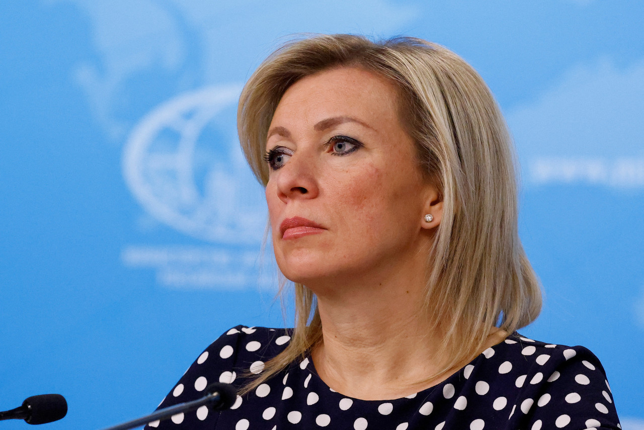 La portavoz del Ministerio de Asuntos Exteriores de Rusia, Maria Zajárova. Foto: Reuters