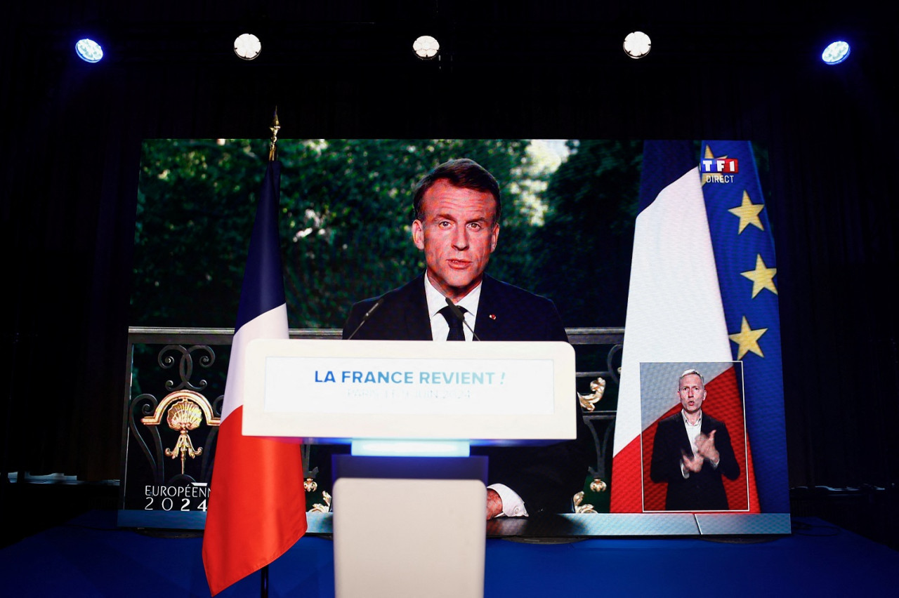 Emmanuel Macron, presidente de Francia. Foto: Reuters