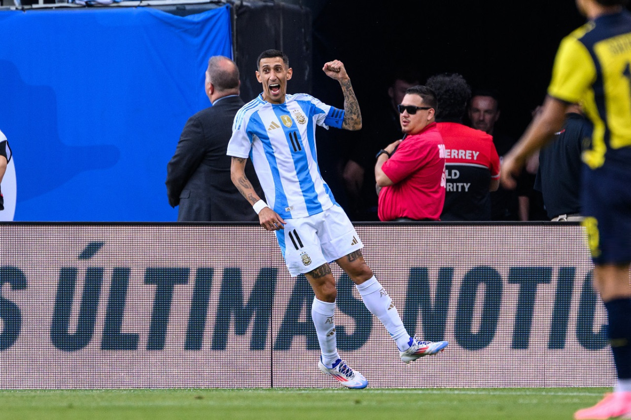 Ángel Di María; Selección Argentina vs. Ecuador. Foto: Reuters.