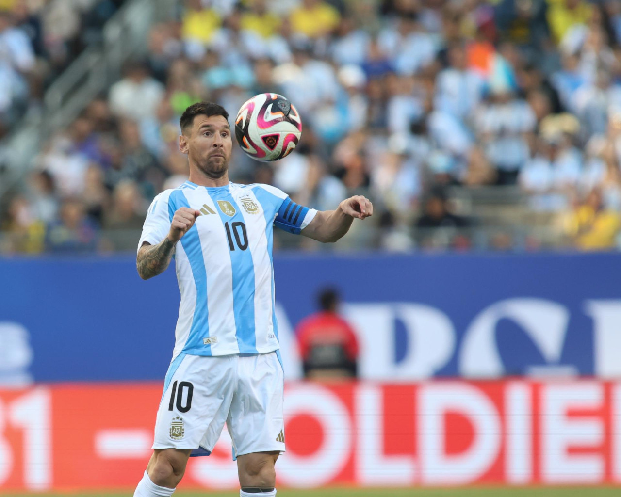 Lionel Messi, Selección Argentina. Foto: EFE.