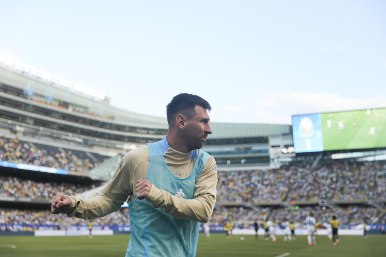 Lionel Messi, Selección Argentina. Foto: EFE.