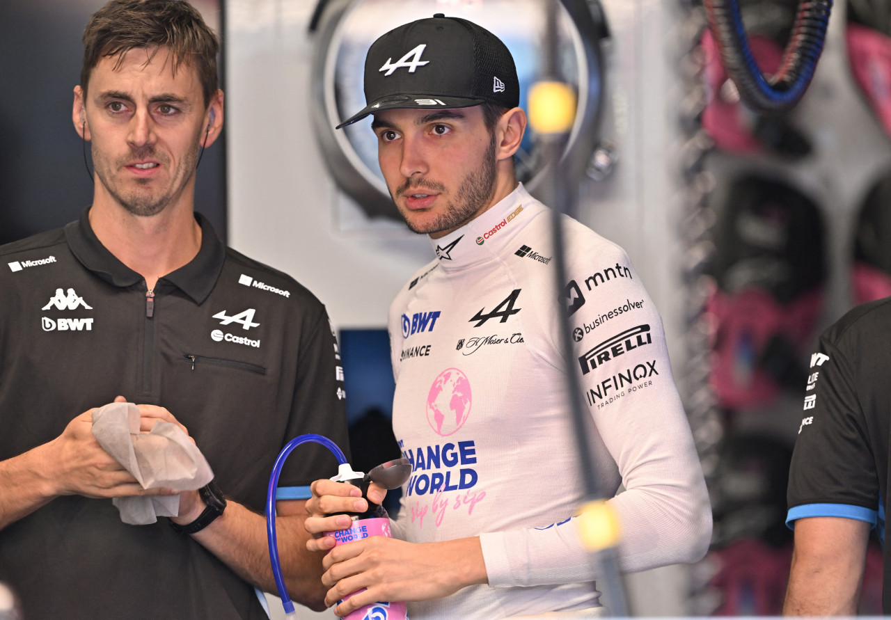 Esteban Ocon de Alpine. Foto: Reuters.