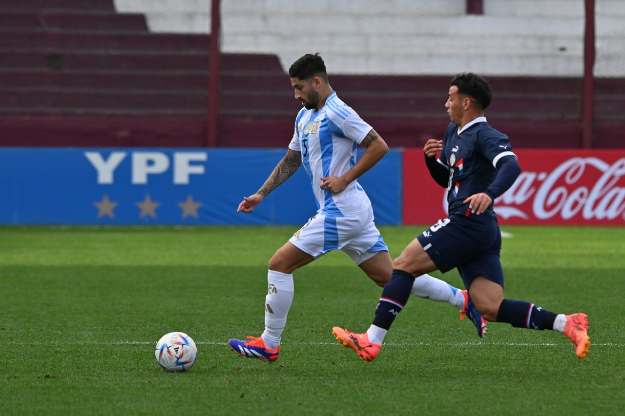 Alan Varela; Selección Argentina Sub 23. Foto: X @Argentina.