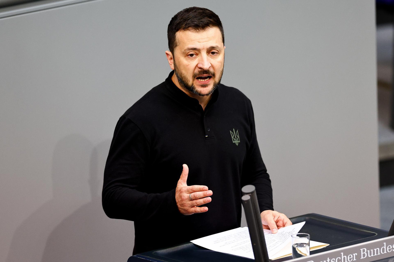 Volodímir Zelenski, presidente de Ucrania. Foto: EFE.