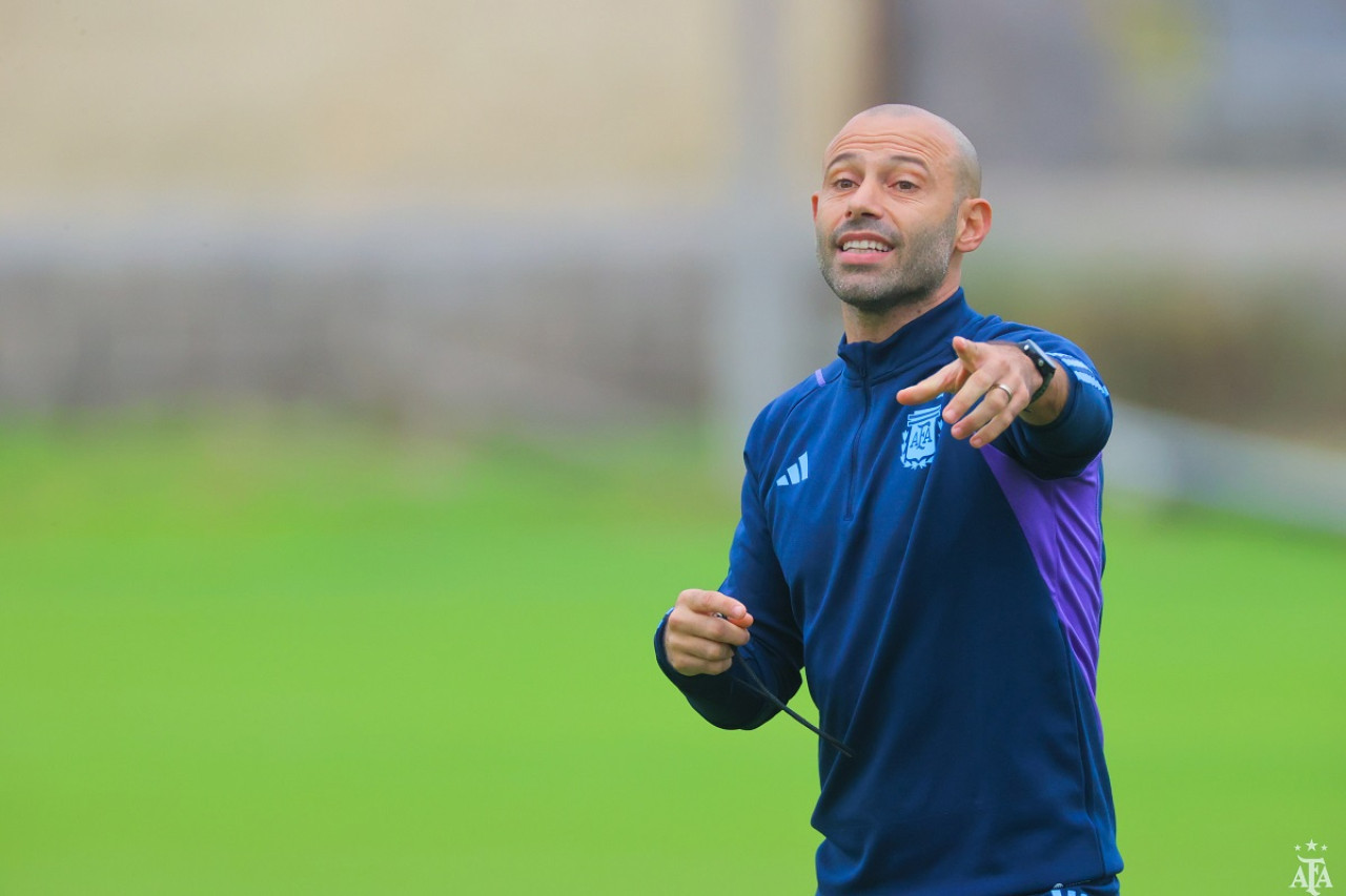 Javier Mascherano; Selección Argentina Sub 23. Foto: NA.