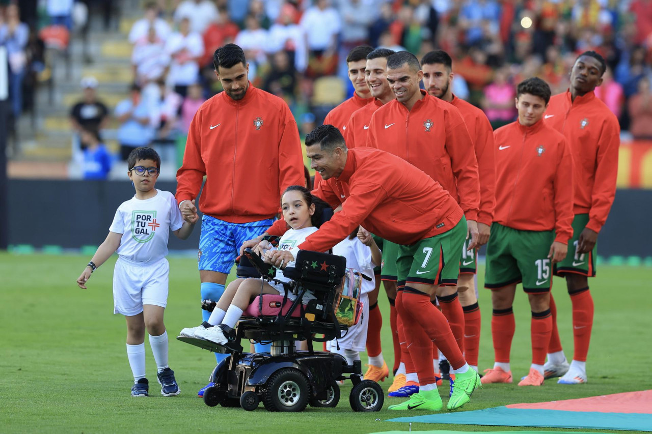 Cristiano Ronaldo; Selección Portugal. Foto: EFE.