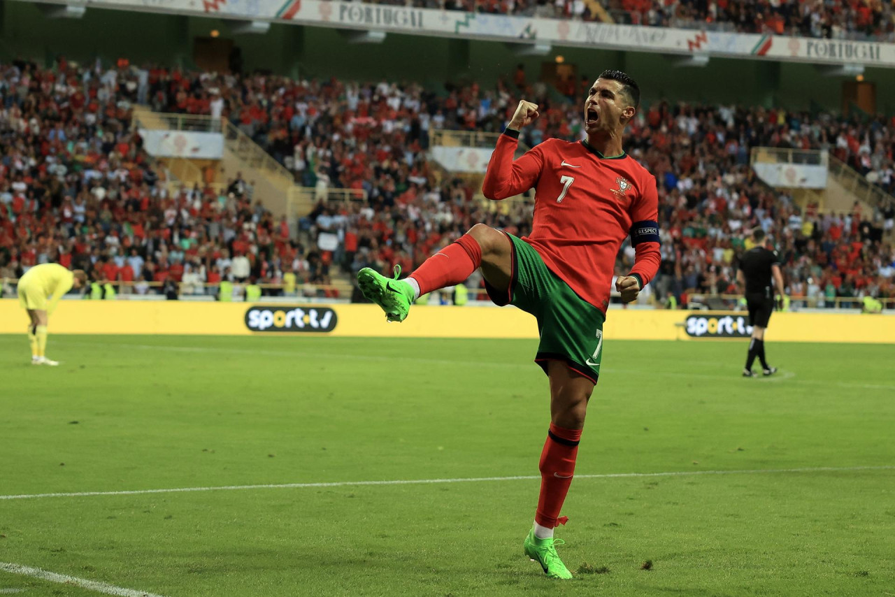 Cristiano Ronaldo; Selección Portugal. Foto: EFE.