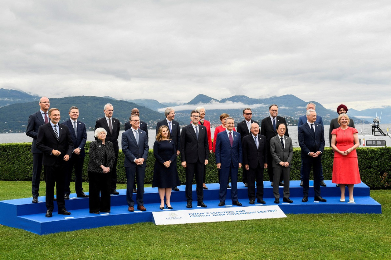 Integrantes del G7. Foto: Reuters.