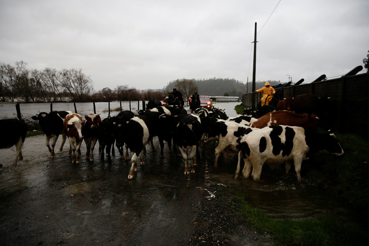 Inundaciones en Chile. Fuente: Reuters.