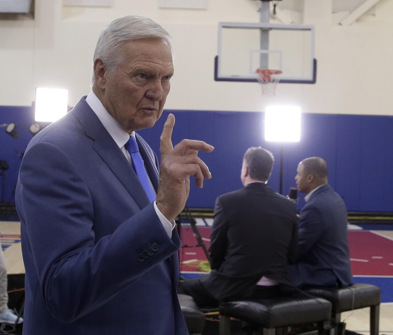 Jerry West; NBA. Foto: EFE.