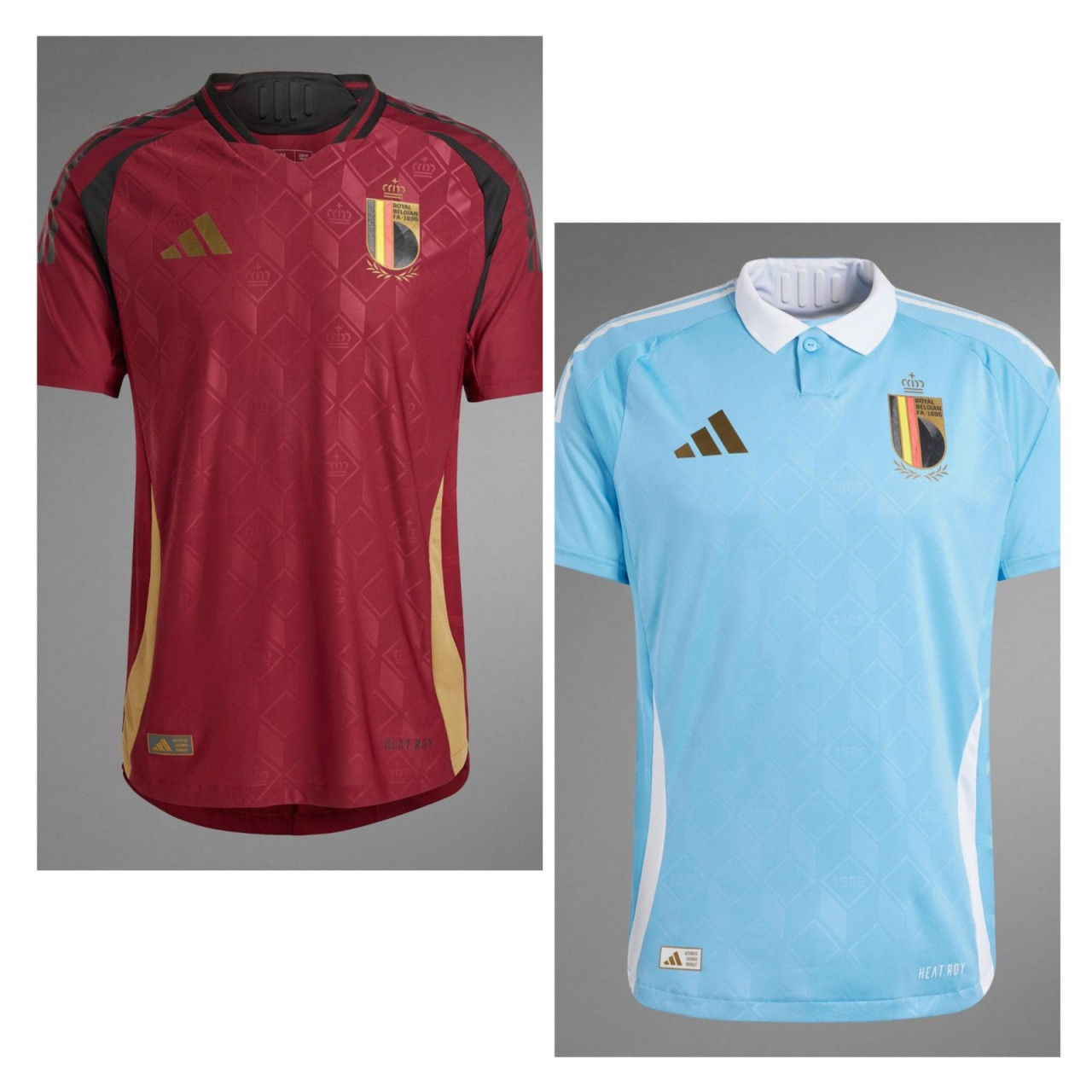 Camiseta titular y suplente de Bélgica.