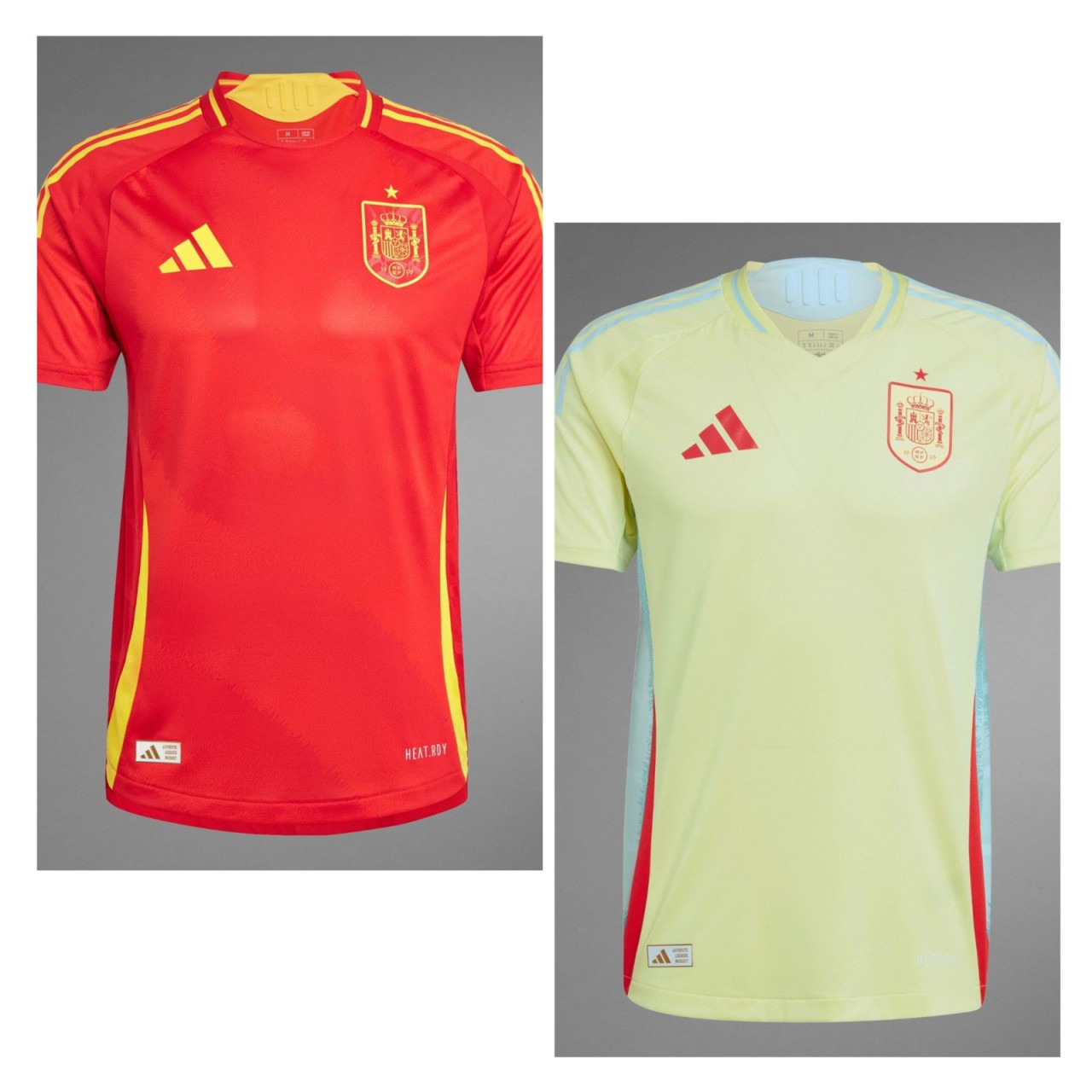 Camiseta titular y suplente de España.