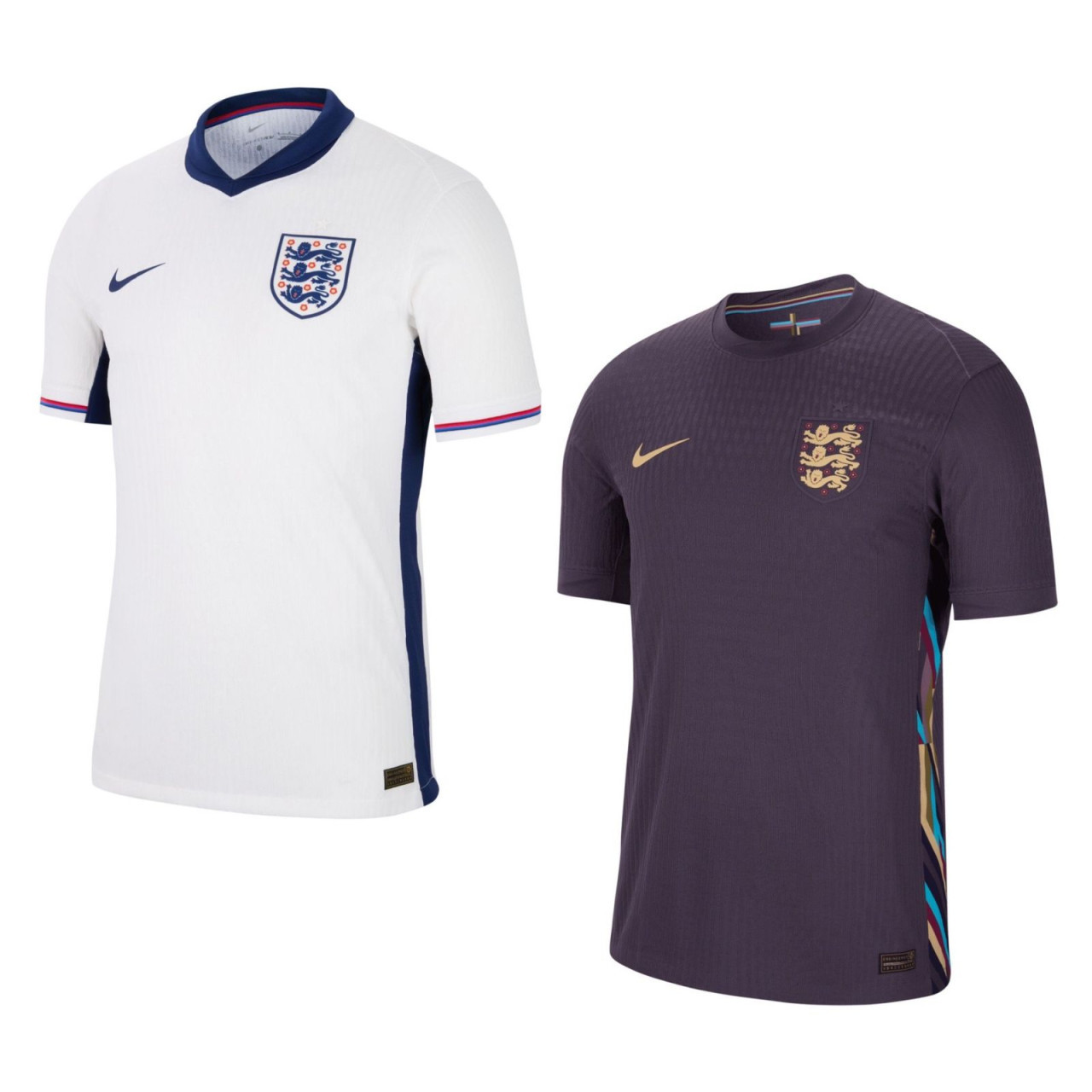 Camiseta titular y suplente de Inglaterra.