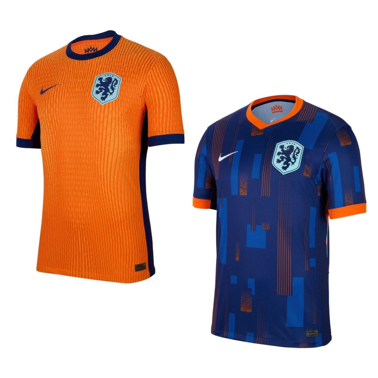 Camiseta titular y suplente de Países Bajos.