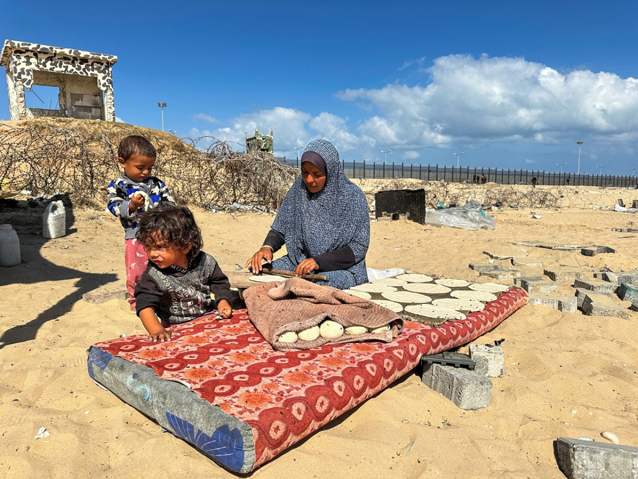 Franja de Gaza; hambruna. Foto: Reuters.