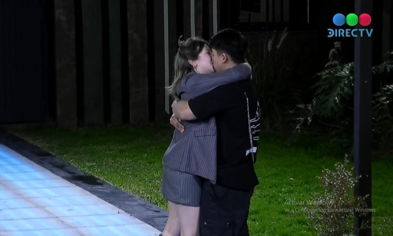 La despedida del Chino y Marisol en Gran Hermano. Foto: Captura.