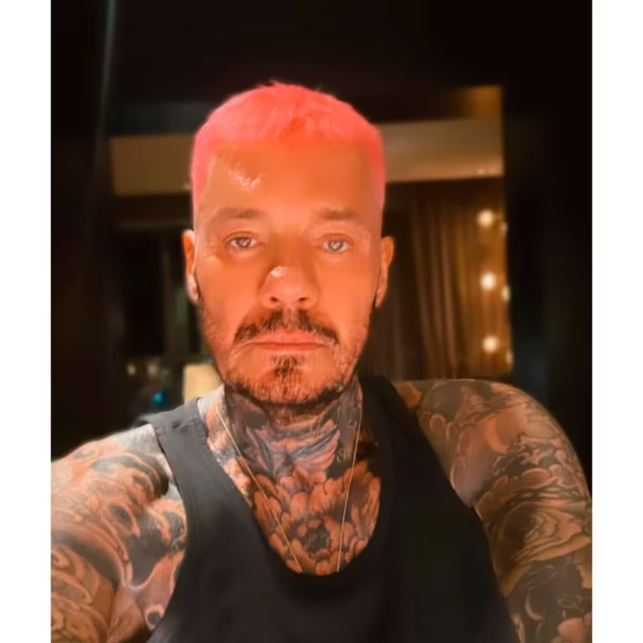 Tinelli cambió de look. Fuente: Instagram.