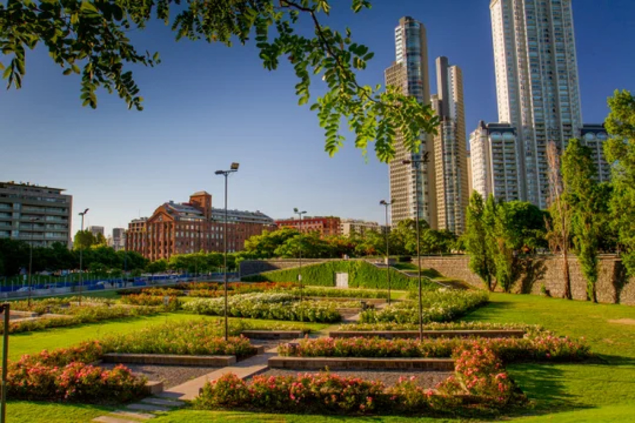 Plazas de la Ciudad de Buenos Aires. Foto NA.